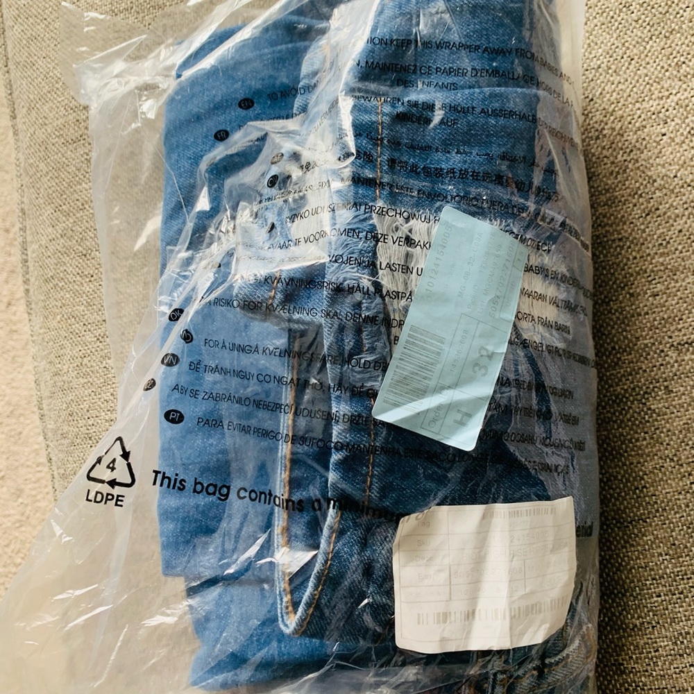 Blue Riot High Rise Ripped Rigid Mom Jeans - Picture 5 of 5